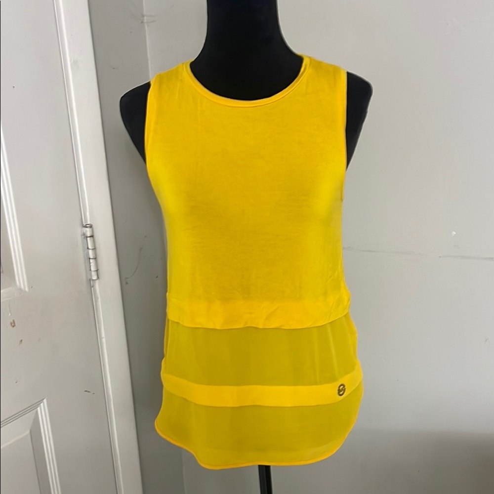 Yellow Sleeveless Women's Top